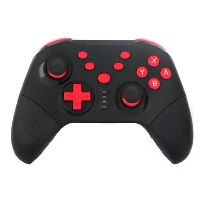 (Black) Wireless Bluetooth Gamepad Game Controller with Turbo for Switch Mobile Phone