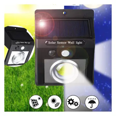 37 COB LED Solar Light PIR Motion Sensor Security Outdoor Gardern Wall Lamp