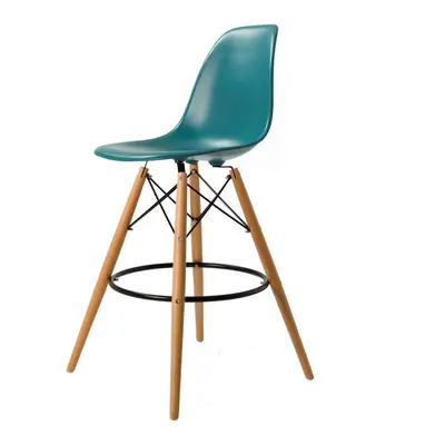 (OCEAN TEAL ) Classic Design Eiffel Tower Inspired Bar stool