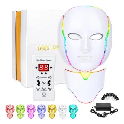 LED Face MÃ sk, Color LED Face MÃ sk Light TherÃ py & Neck MÃ sk, LED Facial MÃ sk SkÃ¬n Care MÃ