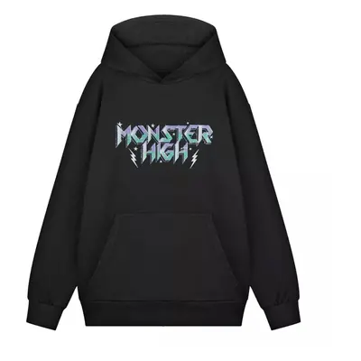 (S, Black) Monster High Womens/Ladies High Voltage Hoodie