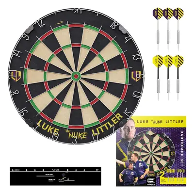 (Luke Littler Dartboard Set) Luke Littler/Dimitri Van den Bergh/Gabriel Clemens | Player Edition