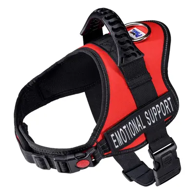 Just Paws Emotional Support Dog Harness Jacket with Padded Handle | Sizes | Adjustable Straps & 