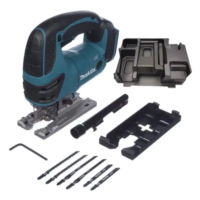 Makita DJV180Z 18v Top Handle Jigsaw LXT Lithium Cordless + Blades Makpac Inlay