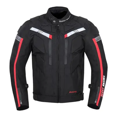 (black, M) 600d Oxford All Weather Motorcycle Bike Over Jacket Waterproof