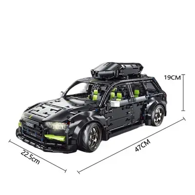 (as the picture, No Box) 1:10 Technical Car Station Wagon Constructor Travel Touring Vehicle Moc