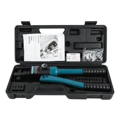 (blue) Electrician Manual Hydraulic Pliers Crimping Pliers Terminal