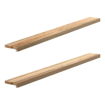 (natural, x x cm) vidaXL Window Sills Window Ledge Window Board pcsÂ Untreated Solid Wood Oak