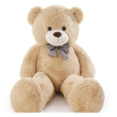 (Light Brown, Feet) Big Teddy Bear 121.92cm Giant White Soft Stuffed Animals Cute Plush Toy