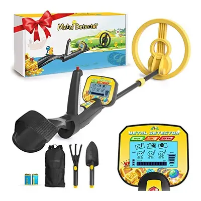 Metal Detector for Kids, Inch High Accuracy Adjustable Waterproof Junior Metal Detector with Dis