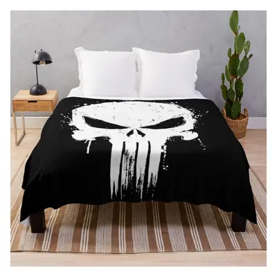 Fleece Throw Blanket Fierce Punisher art it for Sofa Couch Kids x Inches