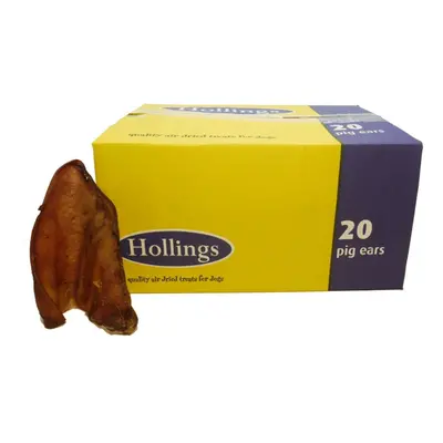 Hollings Pigs Ears Bulk Box (20s)