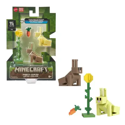 Minecraft pack rabbits conejos with accesorios HTN12sGTP08 MATTEL