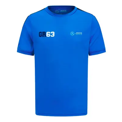 (XXL) Mercedes George Russell Sports Tee (Blue)