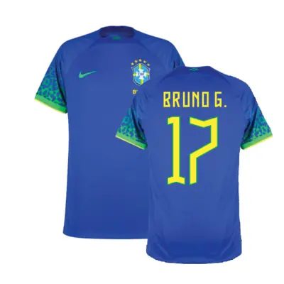 (XL) Brazil Away Shirt (BRUNO G. 17)