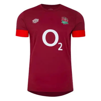 (XL) England Rugby Relaxed Training Shirt (Tibetan Red)