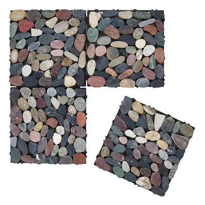 (#2) Pcs Interlocking Stone Deck Tiles