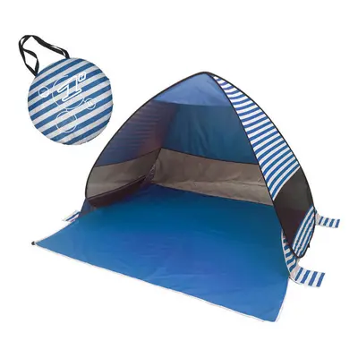 (Blue) Fully Automatic P0P-UP Tent Second Quick Open Beach Tent With Storage Bag Portable UV Pro