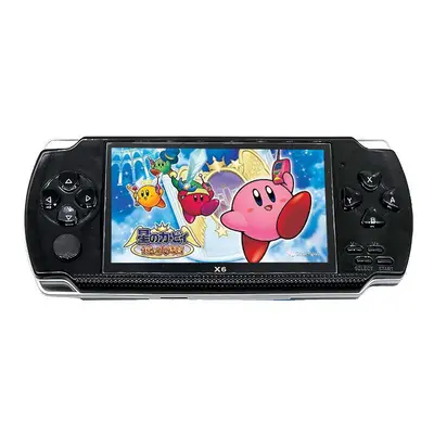 (Black) 8GB 10000+ Games 4.3 inch High Definition Retro Handheld Video Game Console Game Player 