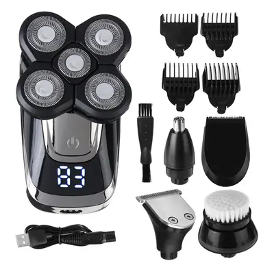 5 In Intelligent Display Hair Trimmer Multifunction 600mAh Battery USB Electric Hair Clipper Hai