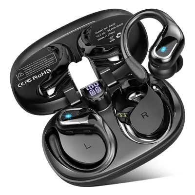 Ltinist Wireless Earbuds, 75H Bluetooth 5.3 Headphones Running with ENC Noise Cancelling Mic, IP