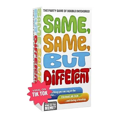 WHAT DO YOU MEME? Same Same But Different - The Party Game of Double E