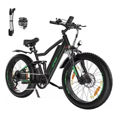 HITWAY BK9s Fat Tire Electric Mountain Bike 500W E-Bike