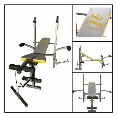 Multipurpose Bench Weight Training Multi Gym Fitness Butterfly Exercise Incline