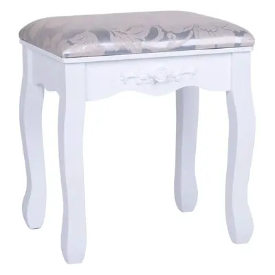 Dressing Table Stool, Padded Bench Chair Makeup Seat Baroque Piano Chair