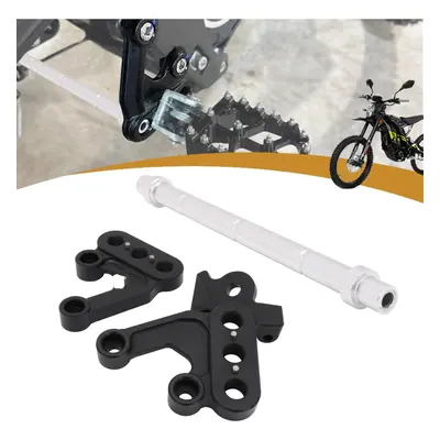 (Black Sliver) Motorcycle foot rest bracket + foot peg pedal bracket installation kit kit foot p