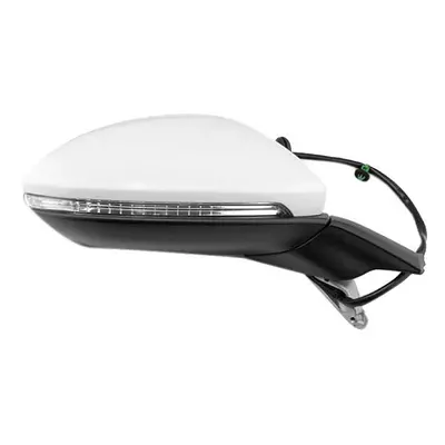 Car Electric Folding Rearview Mirror Assembly Heating Mirror with Light for Golf MK7 5GG 507 a R