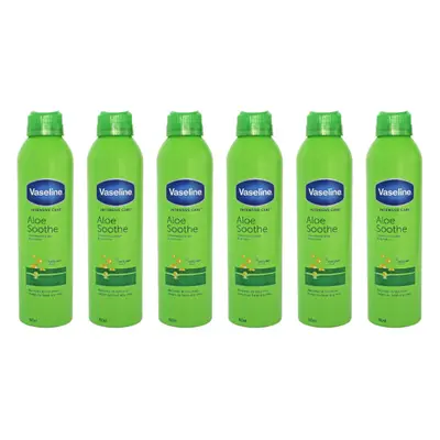 Vaseline Moisturizer Spray Intensive Care Aloe Soothe 190ml - Pack of