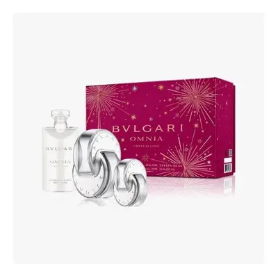 Bvlgari Omnia Crystalline Pcs Set: 2.2 Eau De Toilette + 0.5 Eau De Toilette + 2.5 Body Lotion