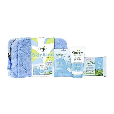 Skin Kind Hydrating Beauty Bag Gift Set with a machine-washable bag skin care gifts for her piec