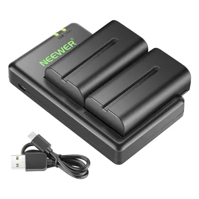 NEEWER NP-F550 Battery Charger Set for Sony