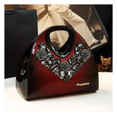 (as the picture) New Temperament Fashion Western Messenger Bag