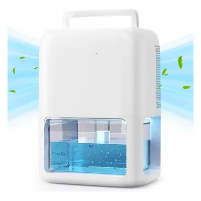 1800ml Dehumidifier Dual Semiconductor, Auto Shut Off & Timer, Portable and Ultra Quiet, Dehumid