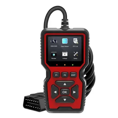 (as the picture, V519) "v519 Obd2 Scanner With Color Screen And Multilingual Support For Car Fau