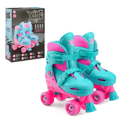 Xootz Kids Quad Skates, Pink/Blue (9-12)