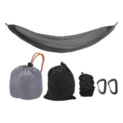 (Gray) Camping Hammock,hammock, Portable Parachute Hammock With Storage Bag And Snap Hook For Ou