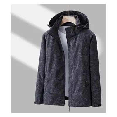 (black, L) Jackets For Women Autumn Winter Plus Size Casual Waterproof Thin Lightweight Hooded C