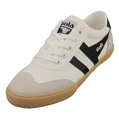 (6) Gola Badminton Womens Casual Trainers in Off White Black