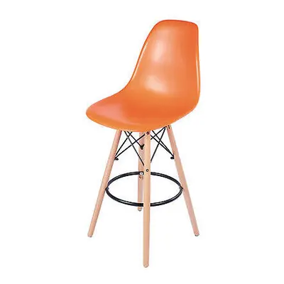 (ORANGE ) Classic Design Eiffel Tower Inspired Bar stool