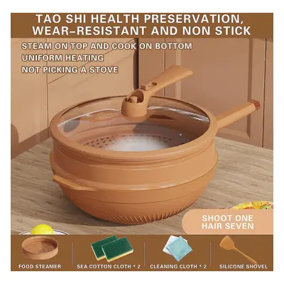 Tomorrow Delivery Pot, Clay, Non Stick Pot, Health Preserving Pot, Ceramic Frying Pot, Steaming 