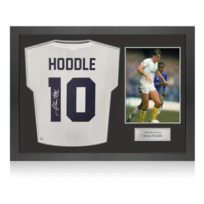 Glenn Hoddle Signed Tottenham Hotspur Football Shirt: 10. Icon Frame