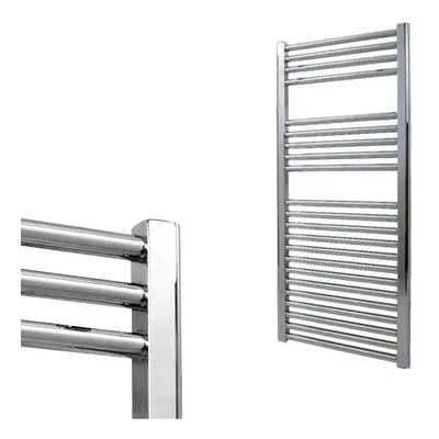 (50cm, 120cm) BRAY Straight Towel Warmer / Heated Towel Rail Radiator, Chrome - Central Heating