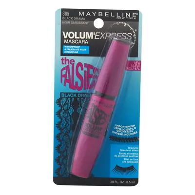 Maybelline New York The Falsies Volum Express Waterproof Mascara, Black Drama 385, Fluid Ounce