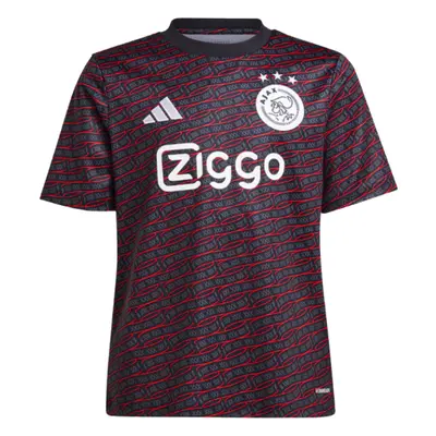 (XLB) Ajax Pre Match Shirt (Black) - Kids