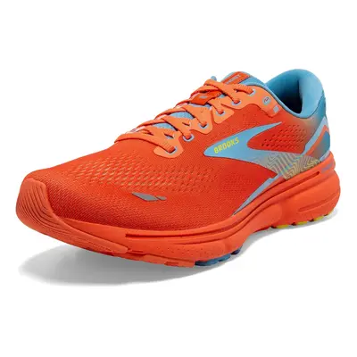 Brooks Men's Ghost Neutral Running Shoe - Orange/Blue/Yellow - Medium