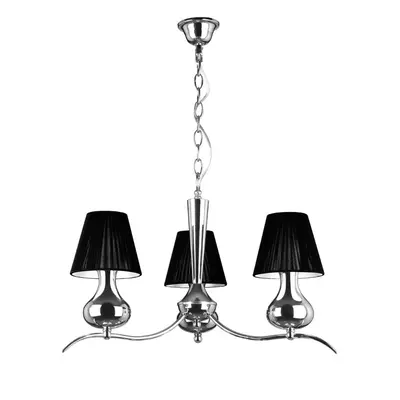 Premier Housewares Arm Black Shades Pendant Light